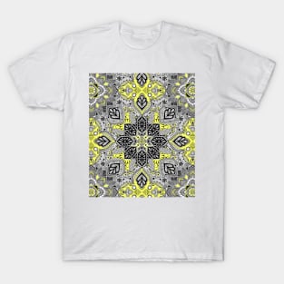 Boho Sunshine Medallion Pattern T-Shirt